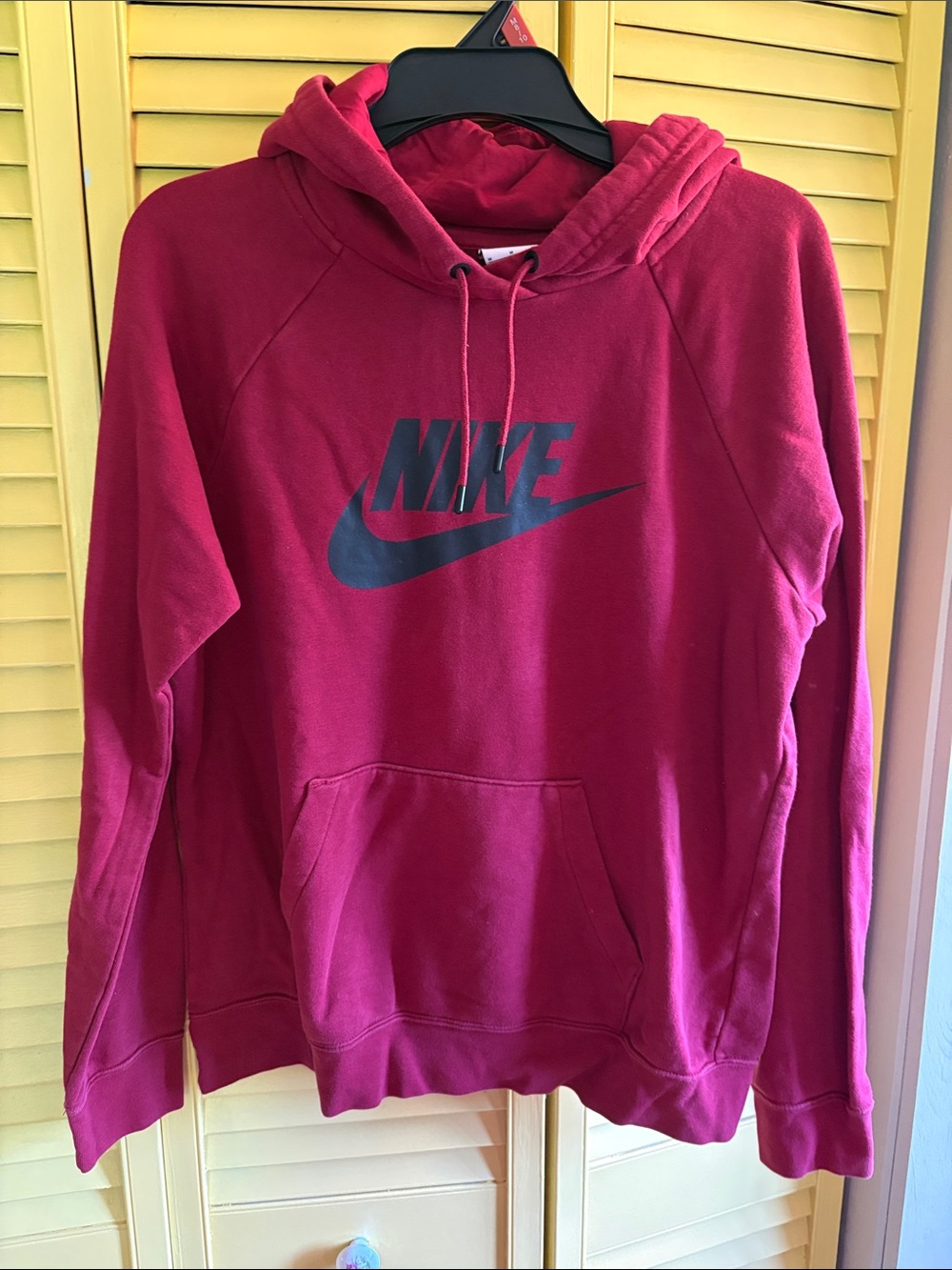 Nike Maroon Pullover Hoodie Sweatshirt